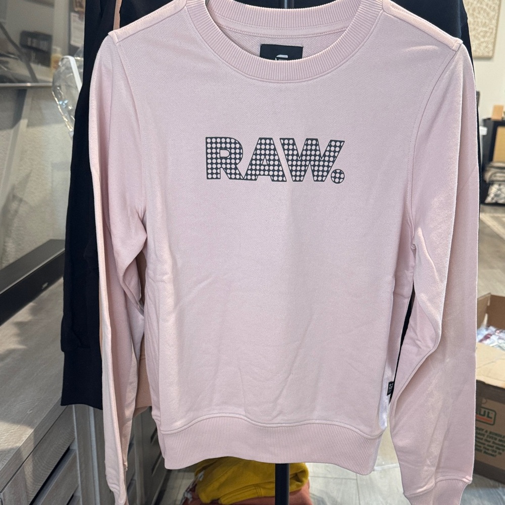 Pink RAW Graphic Sweatshirt